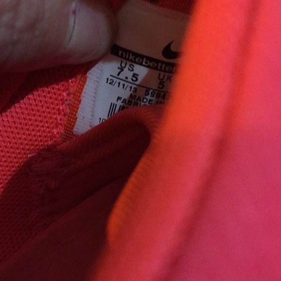 NIKE Red/Purple Roshé Sneakers Size 7.5 Original - Picture 4 of 8